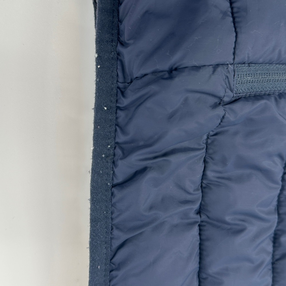 Fat Moose Quilted Womens L Vest Navy Blue Yellow Puffer Sleeveless‎ Outerwear - Picture 11 of 12